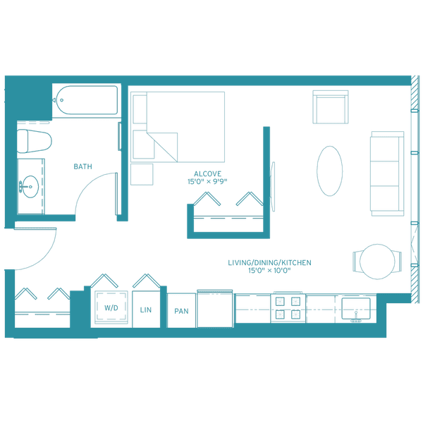 at Halsted Flats, Chicago