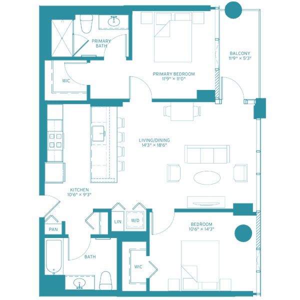 at Halsted Flats, Chicago, IL, 60613