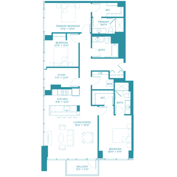 at Halsted Flats, Chicago